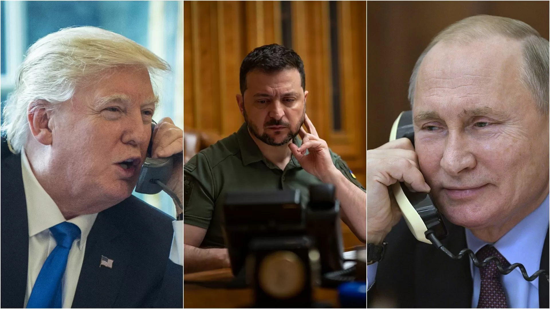 Trump reunido com Zelensky após chamada com Putin. Negociações estão "na fase final"