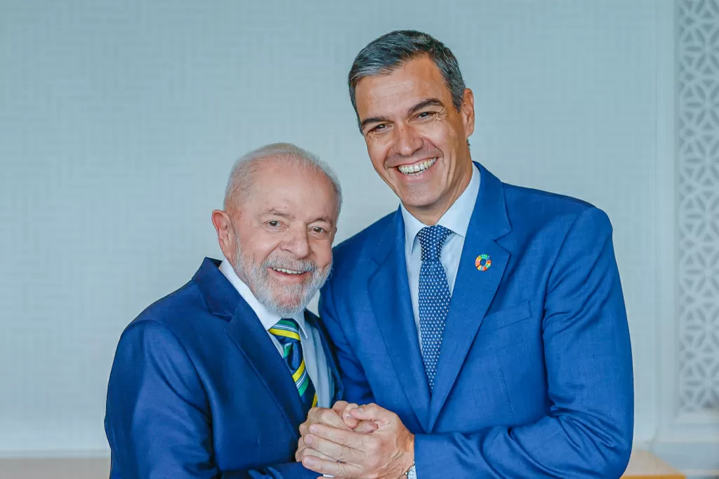 Lula conversa Pedro Sánchez, premiê da Espanha, sobre acordo Mercosul-UE