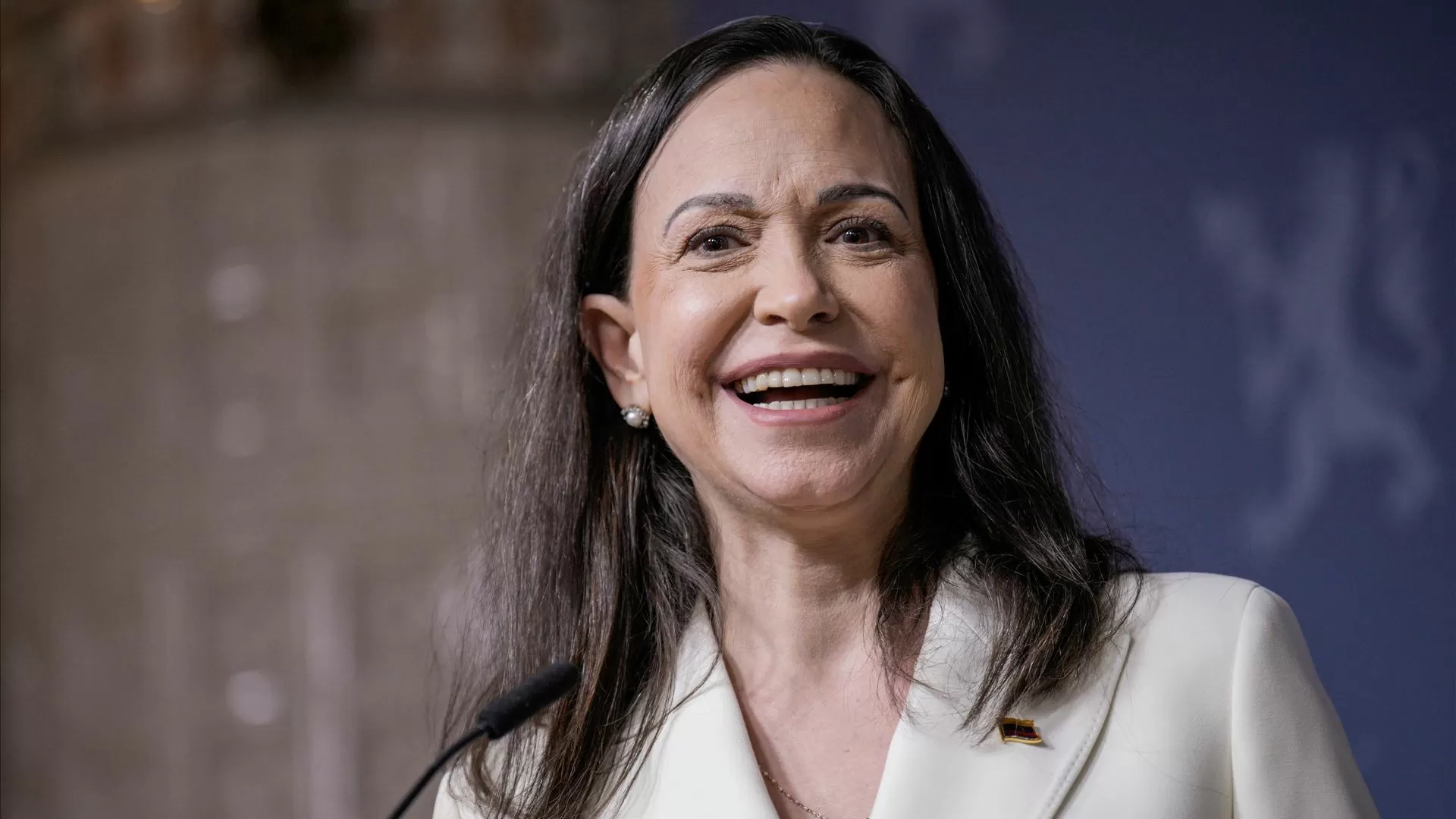 Maria Corina Machado ofereceu medalha do Nobel da Paz a Trump