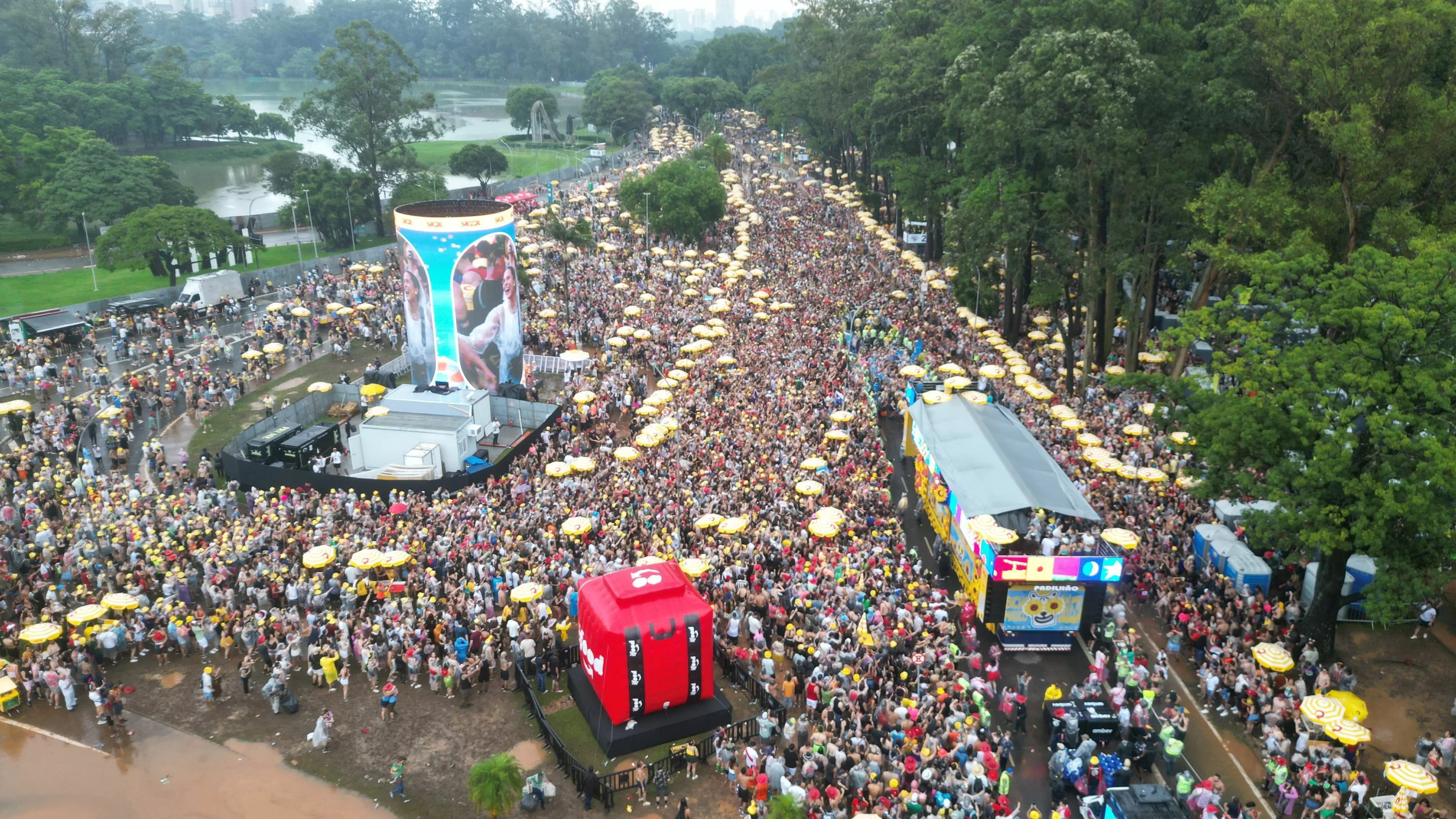 Sob chuva, Alceu Valença se apresenta no pré-carnaval de São Paulo