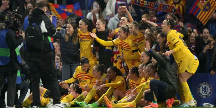 Barcelona é o primeiro finalista da Liga dos Campeões feminina