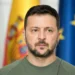 Volodymyr Zelensky em Bruxelas antes de viajar para Lisboa