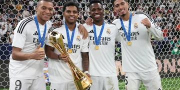Euforia total. Real Madrid venceu Taça Intercontinenal e festejou assim