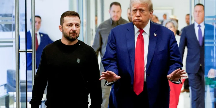 “Ficou um pouco conturbado”, admite Trump sobre relacionamento com Zelensky