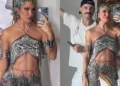 Lore Improta mostra look metalizado para curtir Carnaval em Salvador