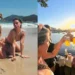 Amigas, sol e (muita) sensualidade. As férias de Inês Aires Pereira