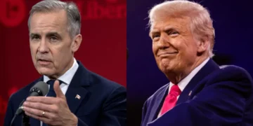 Trump tem conversa ‘produtiva’ com novo premiê do Canadá em meio a tensões comerciais