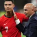 Cristiano Ronaldo não foi substituído e Roberto Martínez explicou tudo
