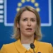 Apoio à Ucrânia na agenda da visita a Londres de Kaja Kallas