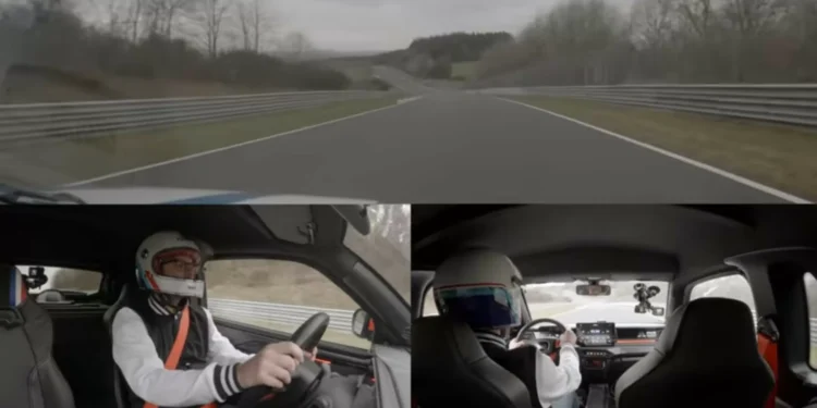 Também há quadriciclos em Nürburgring. Este é o mais rápido