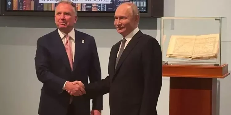 Enviado de Trump diz que Putin quer acordo de ‘paz permanente’ com a Ucrânia