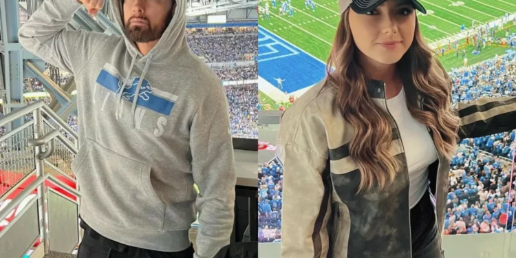 Eminem assinala aniversário de casamento da filha durante atuação