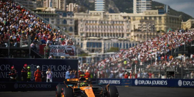 Lando Norris conquista pole position no Grande Prémio do Mónaco