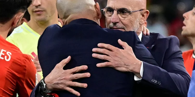 Luis de la Fuente após derrota de Espanha: “Portugal tem grande seleção”