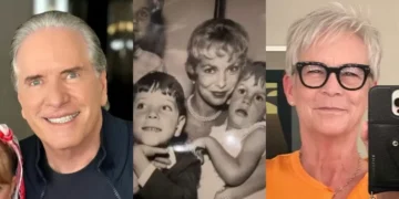 Saiba por que Roberto Justus tem foto de infância com Jamie Lee Curtis