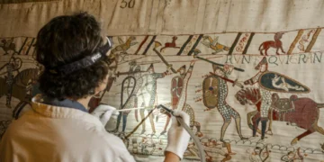 França empresta tapeçaria milenar de Bayeux ao Museu Britânico
