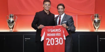 Oficial: Richard Ríos é reforço do Benfica para 2025/26