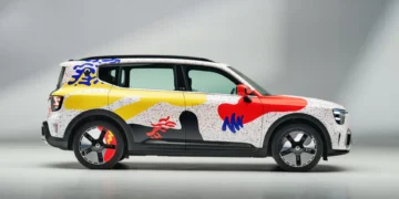 Este smart #5 único é inspirado no ciciclismo