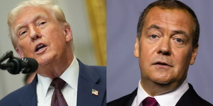 Trump apelida Medvedev de ser “ex-presidente falhado”. Russo já respondeu