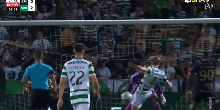 Hjulmand ‘fez’ de Viktor Gyokeres e fechou as contas do Casa Pia-Sporting