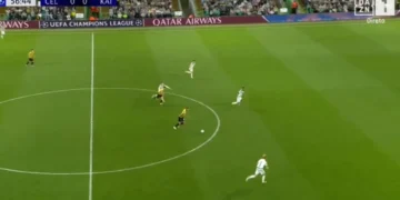 E se esta entra? Cheirou a golaço em jogo entre portugueses na Champions