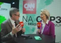 Estamos no caminho para atingir metas até 2030, diz Von der Leyen à CNN