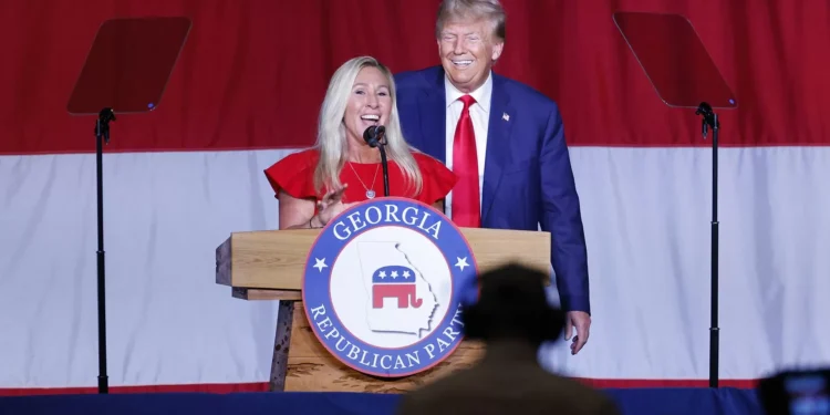 “A louca” e “o mentiroso”. Trump e Marjorie Taylor Greene cortam relações