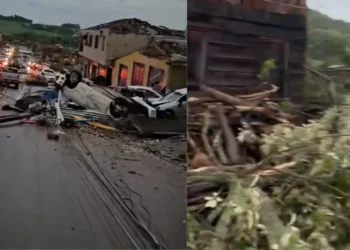 Tornado causa destruição em cidades do Sul; veja vídeos