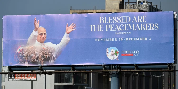 Leão XIV chega este domingo ao Líbano. “Felizes os construtores de paz” é o mote da visita