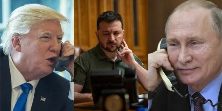 Trump reunido com Zelensky após chamada com Putin. Negociações estão “na fase final”