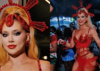 Virginia mostra bastidores do último ensaio de rua da Grande Rio: “Ansiosa”