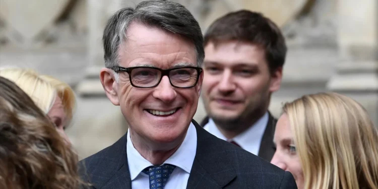 Caso Epstein: Embaixador Mandelson alvo de investigação policial