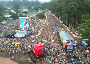 Sob chuva, Alceu Valença se apresenta no pré-carnaval de São Paulo