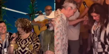 Aniversário de Regina Casé teve shows de Thiaguino, Alcione e mais; veja