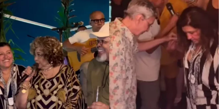 Aniversário de Regina Casé teve shows de Thiaguino, Alcione e mais; veja