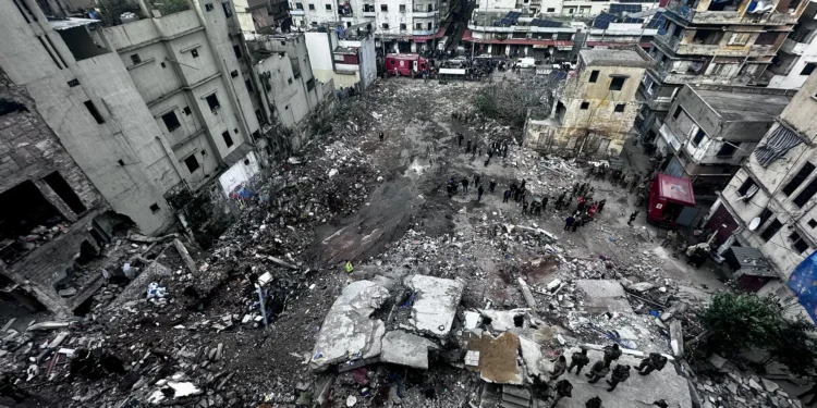 Quinze mortos em derrocada de edifícios no Líbano
